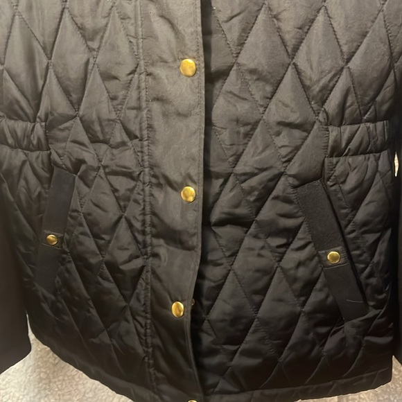 CENTIGRADE  Women’s Outerwear   Jacket Black Zipper Front With Gold Snaps - Picture 3 of 7